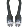 Cable Wholesale Cable Wholesale 10X4-01103 Black F-Pin RG6 Coaxial Cable & F-Pin Male; UL Rated - 3 ft. 10X4-01103